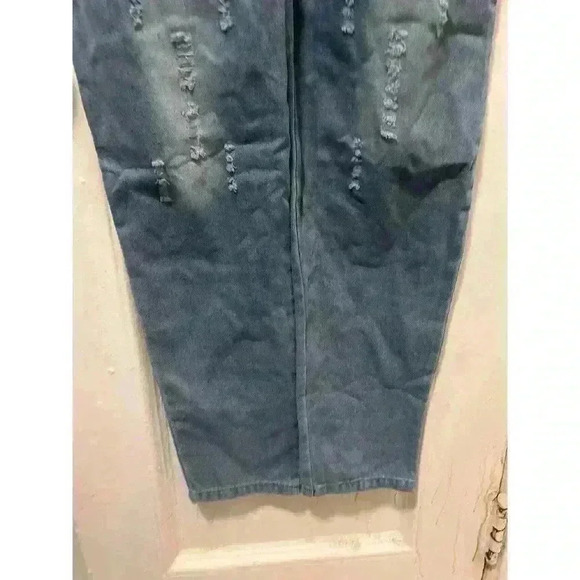 Girl's Youth Peacolate Blue Denim Jumpsuit Overalls NWT Size  13-14Y - Picture 5 of 13